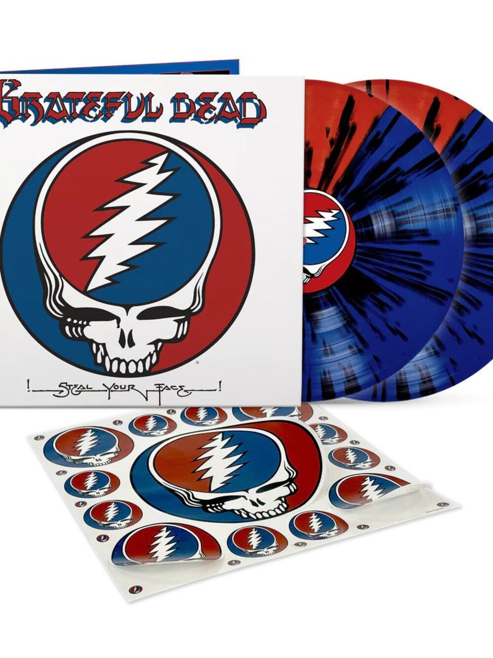Grateful Dead Steal Your Face 2-LP ~ Exclusive Colored Vinyl ~ Ltd 3,000 ~ New!